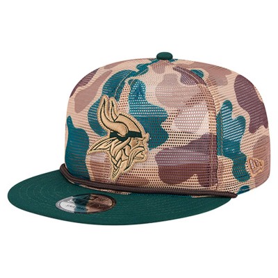 Бейсболка Minnesota Vikings New Era Camo Duck Camo 9FIFTY Snapback