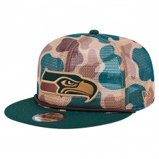Бейсболка Seattle Seahawks New Era Camo Duck Camo 9FIFTY Snapback