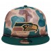 Бейсболка Seattle Seahawks New Era Camo Duck Camo 9FIFTY Snapback