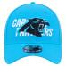 Бейсболка Carolina Panthers New Era Blue Overlap Logo 39THIRTY Stretch Fit