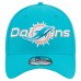 Бейсболка Miami Dolphins New Era Aqua Overlap Logo 39THIRTY Stretch Fit