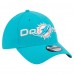 Бейсболка Miami Dolphins New Era Aqua Overlap Logo 39THIRTY Stretch Fit