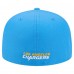 Бейсболка Los Angeles Chargers New Era Powder Blue Overlap Wordmark 59FIFTY