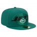 Бейсболка New York Jets New Era Green Overlap Wordmark 59FIFTY