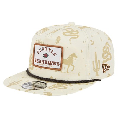Бейсболка Seattle Seahawks New Era Cream Desert Rose 19TWENTY