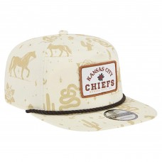Бейсболка Kansas City Chiefs New Era Cream Desert Rose 19TWENTY