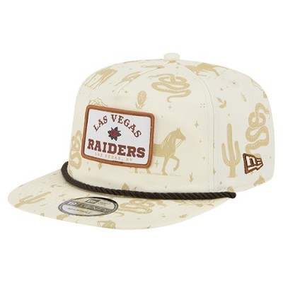 Бейсболка Las Vegas Raiders New Era Cream Desert Rose 19TWENTY