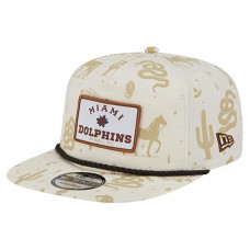 Бейсболка Miami Dolphins New Era Cream Desert Rose 19TWENTY
