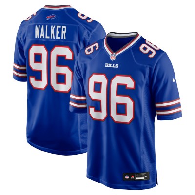 Игровая джерси Buffalo Bills Deone Walker Nike Royal Team Game