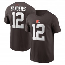Футболка Cleveland Browns Shedeur Sanders Nike Brown 2025 NFL Draft