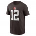 Футболка Cleveland Browns Shedeur Sanders Nike Brown 2025 NFL Draft
