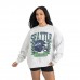 Женская Seattle Seahawks Gameday Couture Gray Heritage Premium Fleece Pullover Sweatshirt
