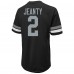 Las Vegas Raiders Ashton Jeanty Majestic Threads Black 2025 NFL Draft First Round Pick Oversized T-Shirt