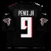 Джерси с автографом Michael Penix Jr. Atlanta Falcons Fanatics Authentic Black Nike Vapor F.U.S.E. Limited