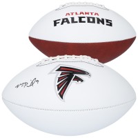 Michael Penix Jr. Atlanta Falcons Autographed Fanatics Authentic Franklin White Panel Football