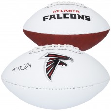 Michael Penix Jr. Atlanta Falcons Autographed Fanatics Authentic Franklin White Panel Football