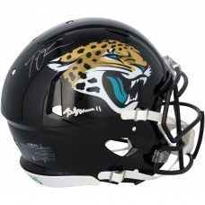 Trevor Lawrence & Brian Thomas Jr. Jacksonville Jaguars Autographed Fanatics Authentic Riddell Speed Authentic Helmet