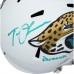 Trevor Lawrence Jacksonville Jaguars Autographed Fanatics Authentic Riddell 2024 Alternate Speed Replica Helmet with Duuuval Inscription