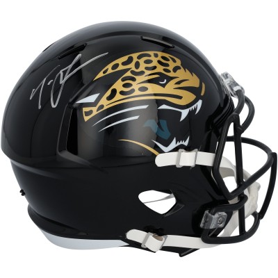 Trevor Lawrence Jacksonville Jaguars Autographed Fanatics Authentic Riddell 1995-2012 Throwback Speed Replica Helmet