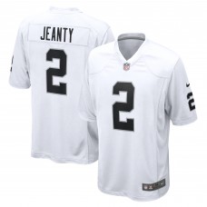 Las Vegas Raiders Ashton Jeanty Nike White Game Jersey
