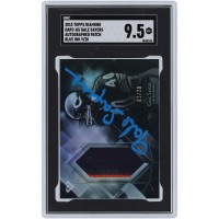 Gale Sayers Chicago Bears Autographed 2015 Topps Diamond 3 Color Relic #DAPC-GS #9/20 SGC Authenticated 9.5 Card