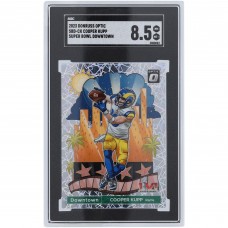 Cooper Kupp Los Angeles Rams 2023 Panini Donruss Optic Super Bowl Downtown #SBD-CK SGC Authenticated 8.5 Card Cooper Kupp Los Angeles Rams 2023 Panini Donruss Optic Super Bowl Downtown #SBD-CK SGC Authenticated 8.5 Card