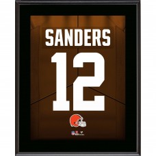 Shedeur Sanders Cleveland Browns Fanatics Authentic 10.5 x 13 Jersey Number Sublimated Player Plaque