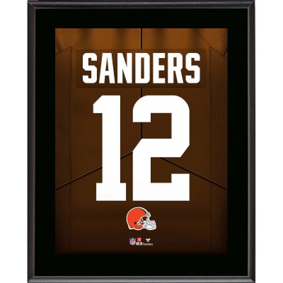Shedeur Sanders Cleveland Browns Fanatics Authentic 10.5 x 13 Jersey Number Sublimated Player Plaque