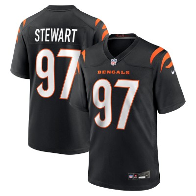 Cincinnati Bengals Shemar Stewart Nike Black Team Game Jersey