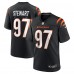 Cincinnati Bengals Shemar Stewart Nike Black Team Game Jersey