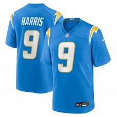 Los Angeles Chargers Tre Harris Nike Powder Blue Team Game Jersey