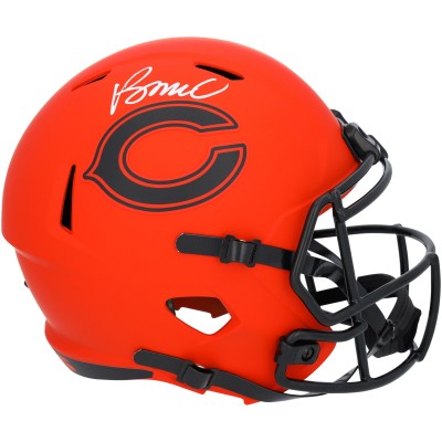 Rome Odunze Chicago Bears Autographed Fanatics Authentic Riddell Rave Speed Replica Helmet