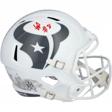 Will Anderson Jr. Houston Texans Autographed Fanatics Authentic Riddell 2024 Salute To Service Speed Replica Helmet Will Anderson Jr. Houston Texans Autographed Fanatics Authentic Riddell 2024 Salute To Service Speed Replica Helmet