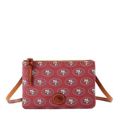 San Francisco 49ers Dooney & Bourke Top Zip Crossbody Bag