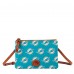 Miami Dolphins Dooney & Bourke Top Zip Crossbody Bag