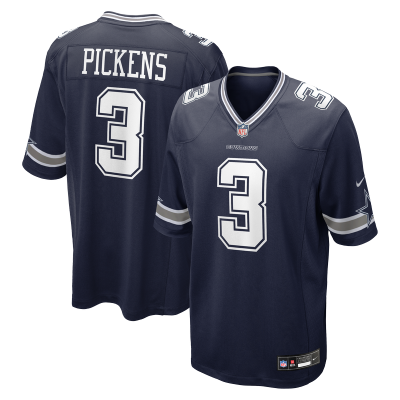 Джерси Dallas Cowboys George Pickens Nike Navy Game