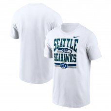 Seattle Seahawks Nike White 50th Season Essential T-Shirt
