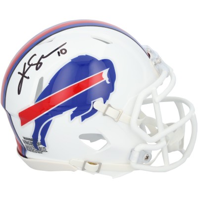 Khalil Shakir Buffalo Bills Autographed Fanatics Authentic Riddell Speed Mini Helmet
