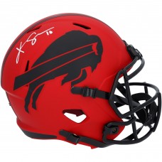 Khalil Shakir Buffalo Bills Autographed Fanatics Authentic Riddell Rave Speed Replica Helmet