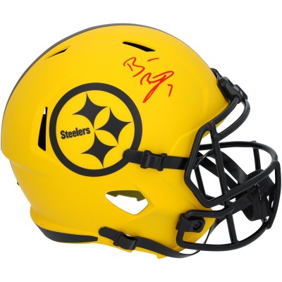 Ben Roethlisberger Pittsburgh Steelers Autographed Fanatics Authentic Riddell Rave Speed Replica Helmet