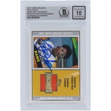 Eric Dickerson Los Angeles Rams Autographed 2001 Topps Archives Authentic Stadium Seat Relic #AS-ED Beckett Fanatics Witnessed Authenticated 10 Card Eric Dickerson Los Angeles Rams Autographed 2001 Topps Archives Authentic Stadium Seat Relic #AS-ED Beckett Fanatics Witnessed Authenticated 10 Card