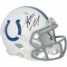 Riley Leonard Indianapolis Colts Autographed Fanatics Authentic Riddell Speed Mini Helmet