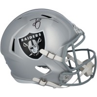 Jack Bech Las Vegas Raiders Autographed Fanatics Authentic Riddell Speed Replica Helmet