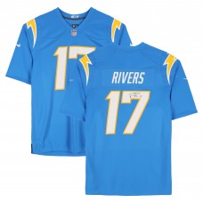 Philip Rivers Los Angeles Chargers Autographed Fanatics Authentic Powder Blue Nike Game Jersey