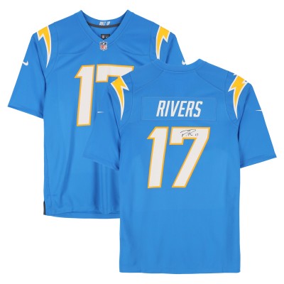 Philip Rivers Los Angeles Chargers Autographed Fanatics Authentic Powder Blue Nike Game Jersey