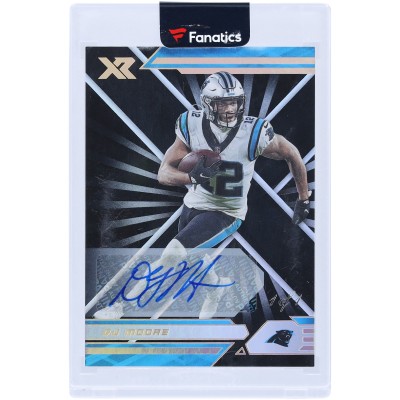D.J. Moore Carolina Panthers Autographed 2021 Panini XR Black #14 #1/1 Card