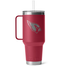 Кружка Arizona Cardinals YETI 42oz. Rambler Straw