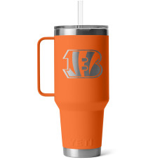 Кружка Cincinnati Bengals YETI 42oz. Rambler Straw Кружка Cincinnati Bengals YETI 42oz. Rambler Straw