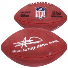 Alvin Kamara New Orleans Saints Autographed Fanatics Authentic Wilson Duke Full Color Football with Saints All Time Leading Rusher Inscription - Limited Edition of 5