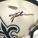 Tyler Shough New Orleans Saints Autographed Fanatics Authentic Riddell Speed Mini Helmet